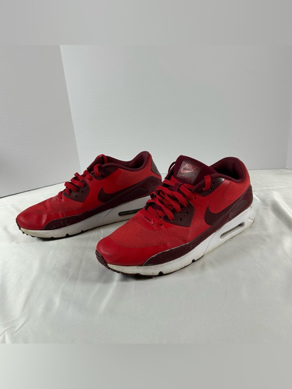 Nike Air Max 90 Ultra 2.0 Essential 875695600 Red Mens 10.5 No box *flaws* - Picture 3 of 16